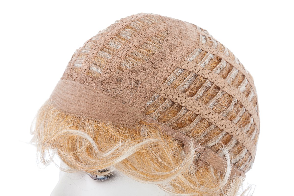 Women's Synthetic Wig 'Hope' - Gold Mist with Vanilla Highlights & Tips | Perfect for Cosplay, Costume Parties & Everyday Fashion