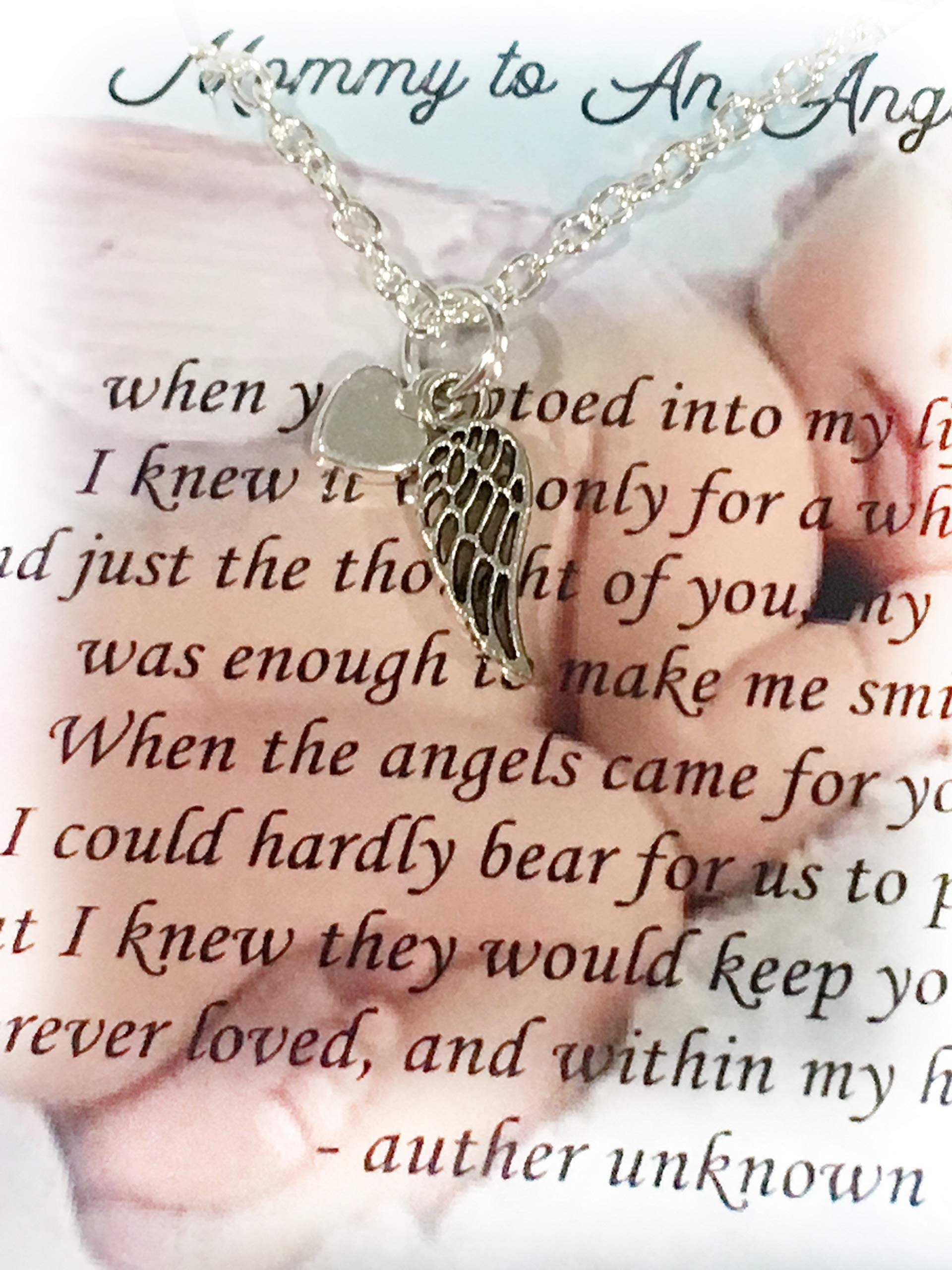 Miscarriage Memorial Necklace - Sympathy Gifts for Infant Loss, Stillborn Baby Keepsake for Grieving Mothers - Perfect for Remembrance, Healing & Comfort