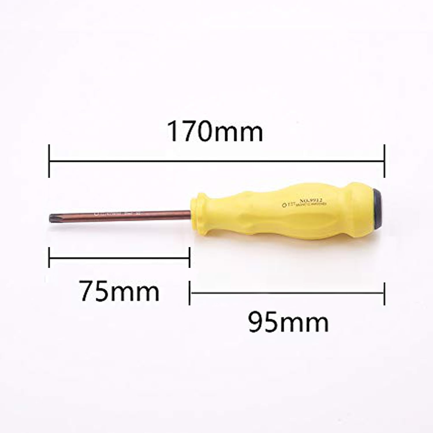 Magnetic Torx Screwdriver T25 - 75mm S2 Steel for Home Repair & DIY Crafts
