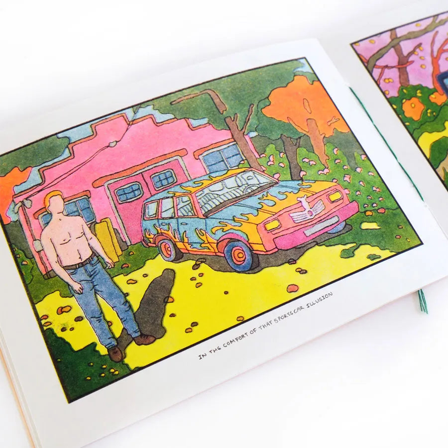 Driving Bad Ideas by Olivié Keck - Thought-Provoking Art Book for Creative Minds | Perfect for Home Decor, Office Inspiration & Gift Giving