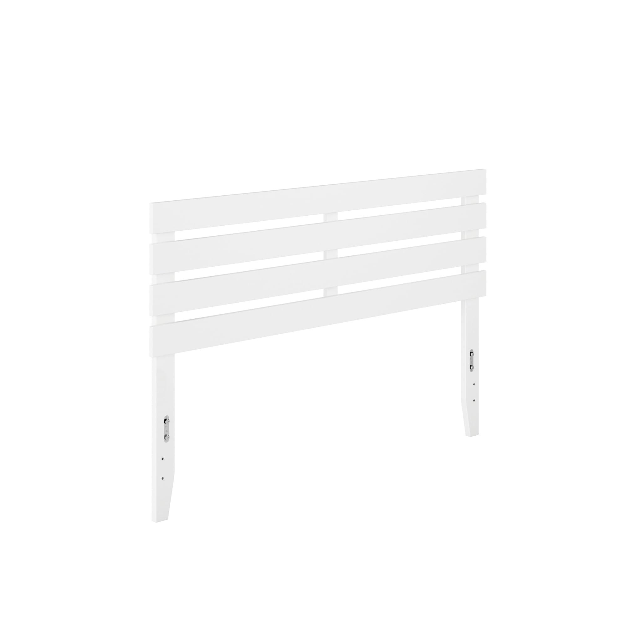 AFI Oxford Queen Headboard with USB Charger - White Upholstered Bed Frame for Master Bedroom, Guest Room & Dorm - Easy Installation & Modern Design