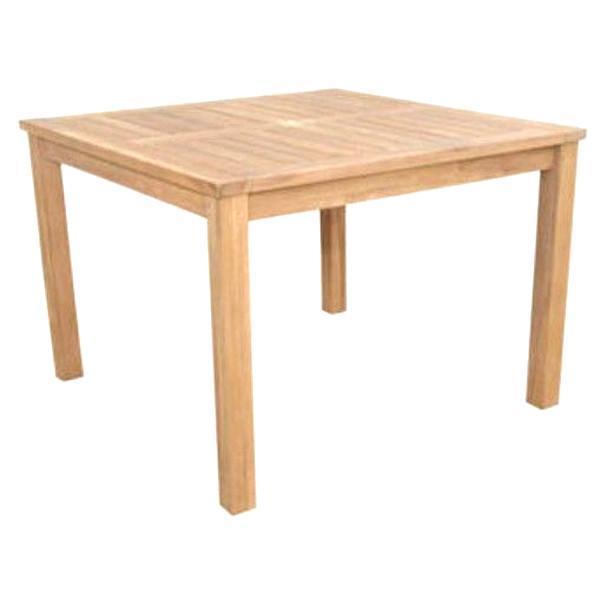 Montage 42 Inch Square Dining Table - Modern Kitchen & Dining Room Table for Small Spaces, Perfect for Breakfast Nook, Apartment, or Outdoor Patio