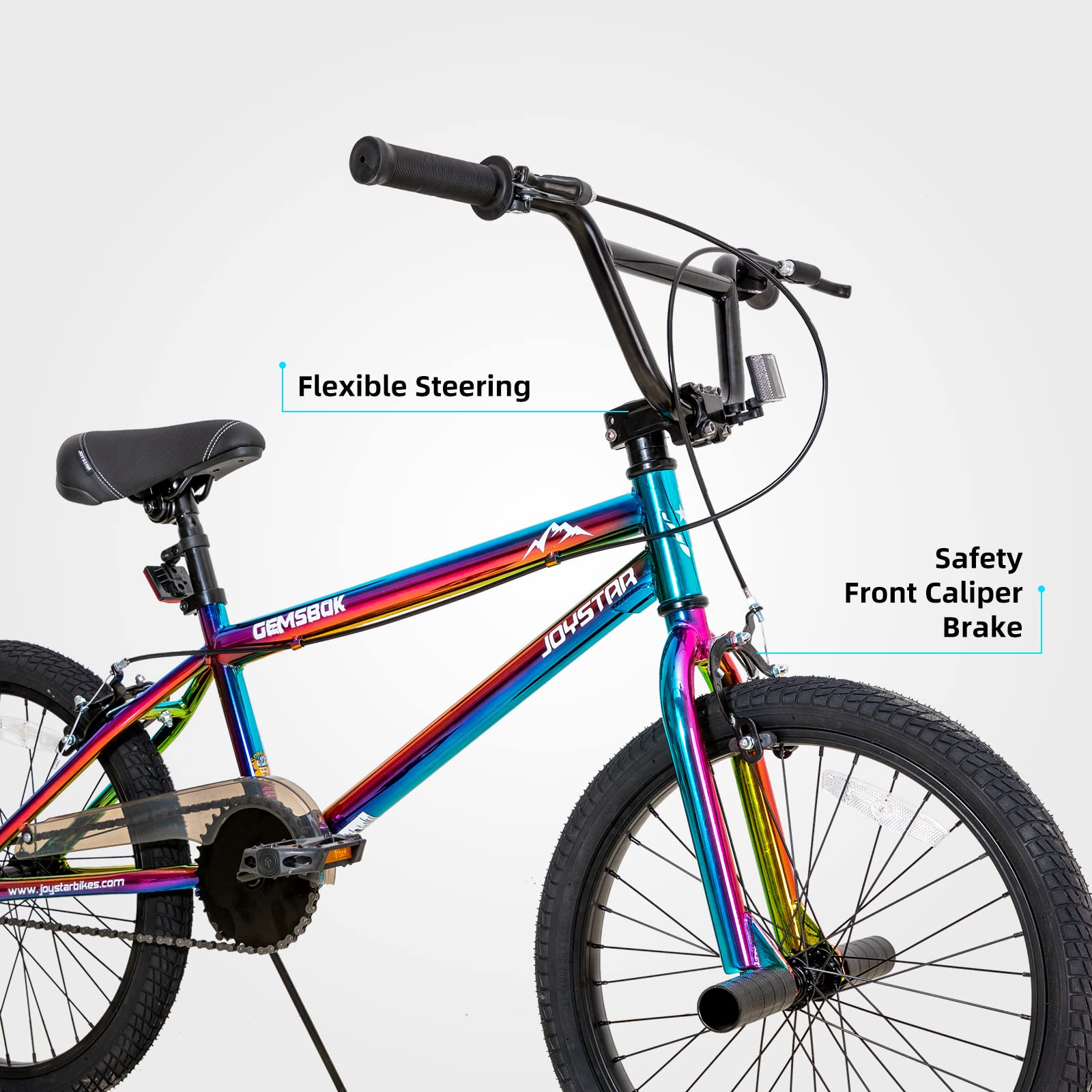 JOYSTAR 20 Inch Kids Freestyle BMX Bike for Boys & Girls Ages 7-12 | Beginner BMX Bicycle with Dual Hand Brakes & 2 Pegs | Multiple Color Options | Perfect for Neighborhood Riding, Bike Parks & Learning Stunts
