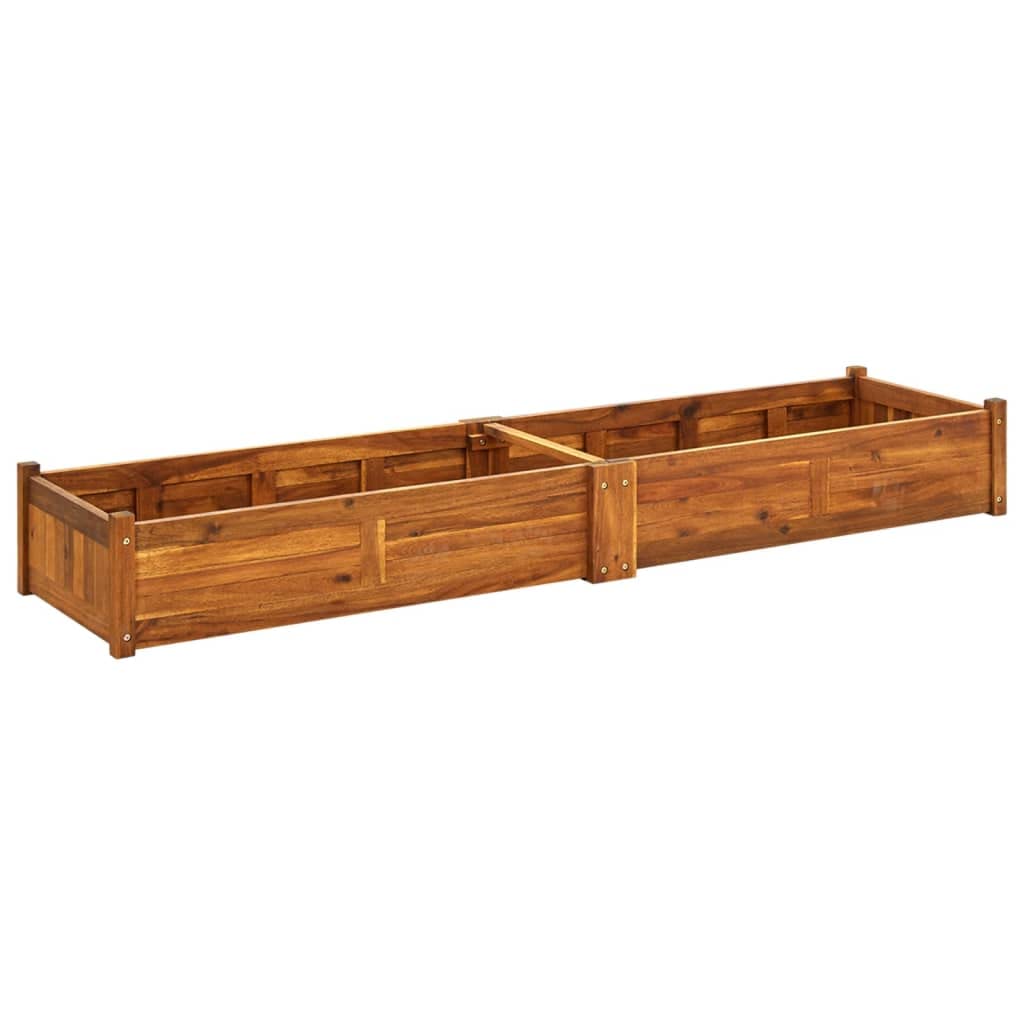 Premium Acacia Wood Raised Garden Bed - 78.7