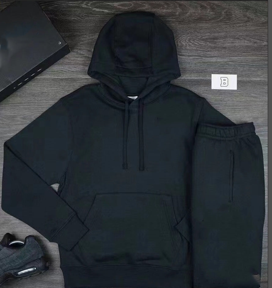 Men's Hooded Sweatshirt Two Piece Suit - Comfortable Cotton Blend Pullover & Jogger Set (XN2067) | Casual Loungewear, Streetwear & Athleisure Outfit for Everyday Wear
