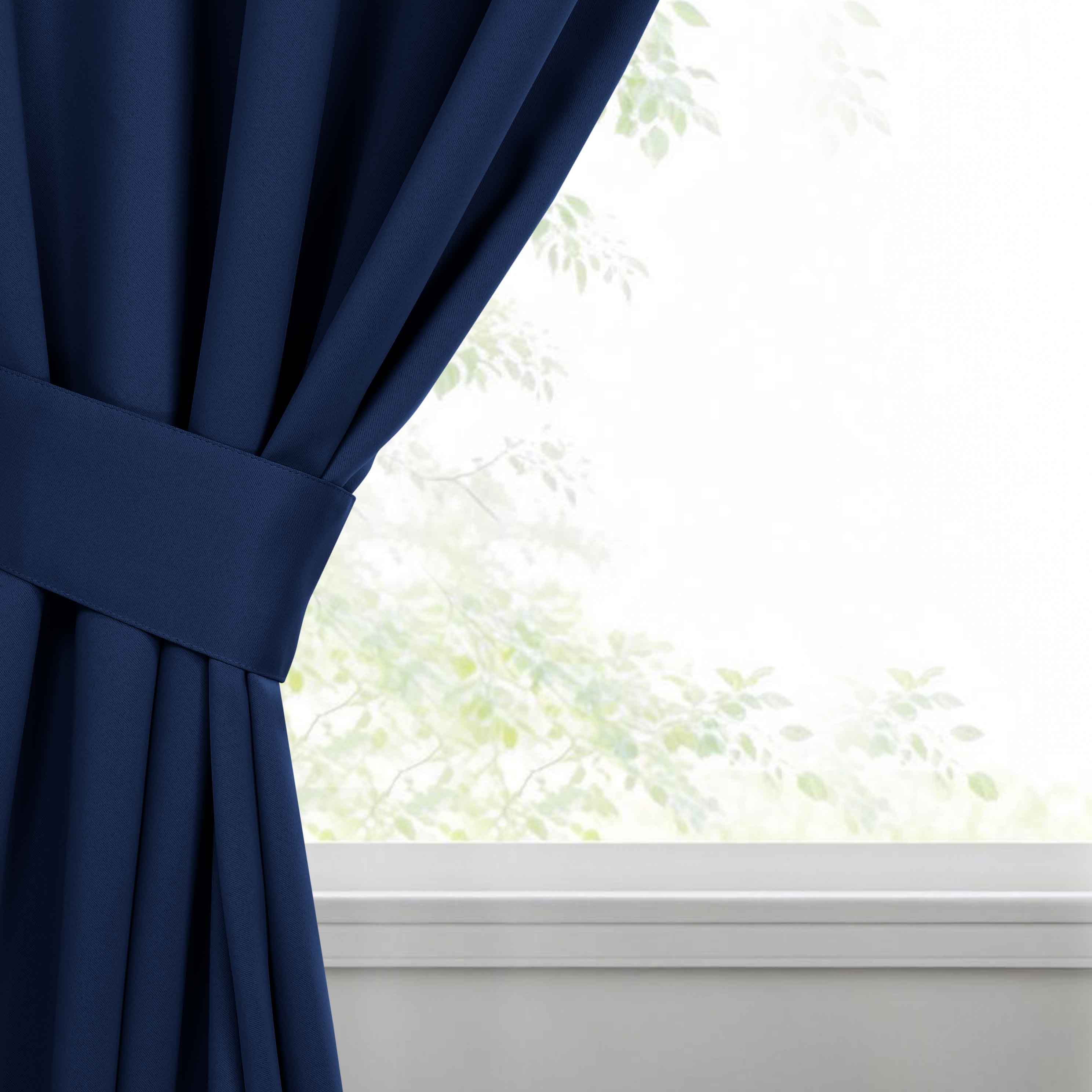 Machine Washable Blackout Curtains for Bedroom - Solid Room Darkening Window Drapes (Set of 2 Panels) - Perfect for Home Theater, Nursery & Light Sleepers