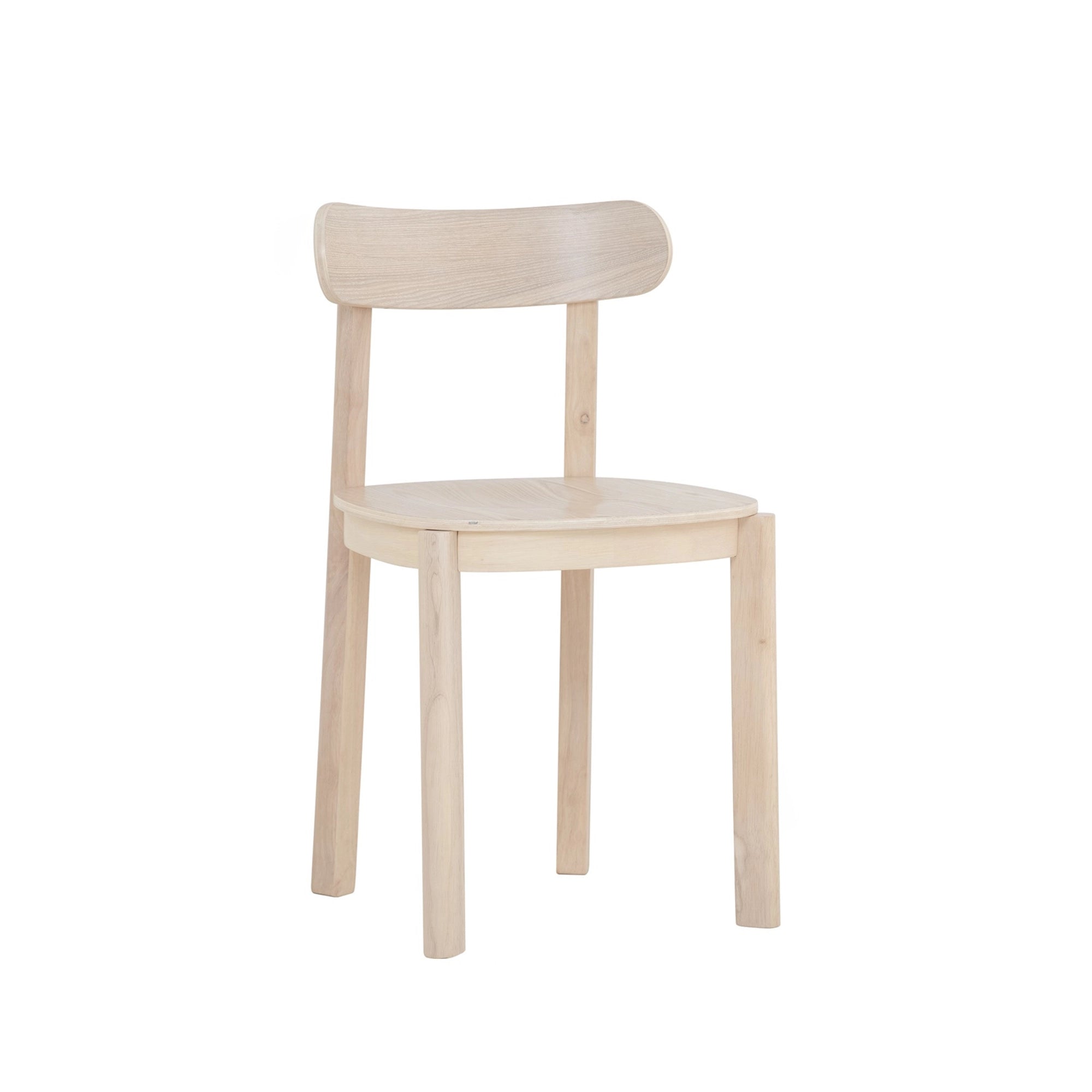 Luna Solid Wood Dining Chair - Modern Farmhouse Style Wooden Kitchen Chairs for Dining Room, Restaurant & Cafe - Comfortable & Sturdy Seating for Home & Commercial Use