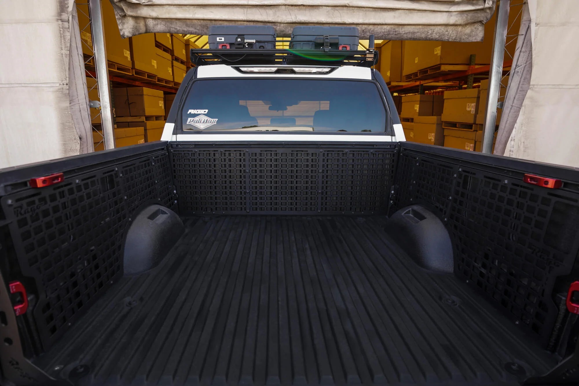 Rago Fabrication MOLLE Bed Panels for 2022-2023 Toyota Tundra - Heavy Duty Truck Bed Storage System for Camping & Off-Road Gear Organization