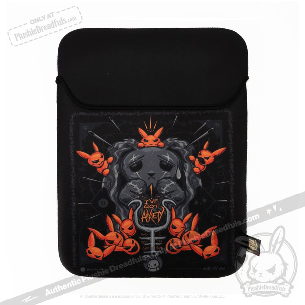 Soft Plushie Dreadfuls Printed Laptop & Tablet Sleeve Case - Protective Cover for MacBook, iPad, Chromebook - Perfect for Work, School & Travel