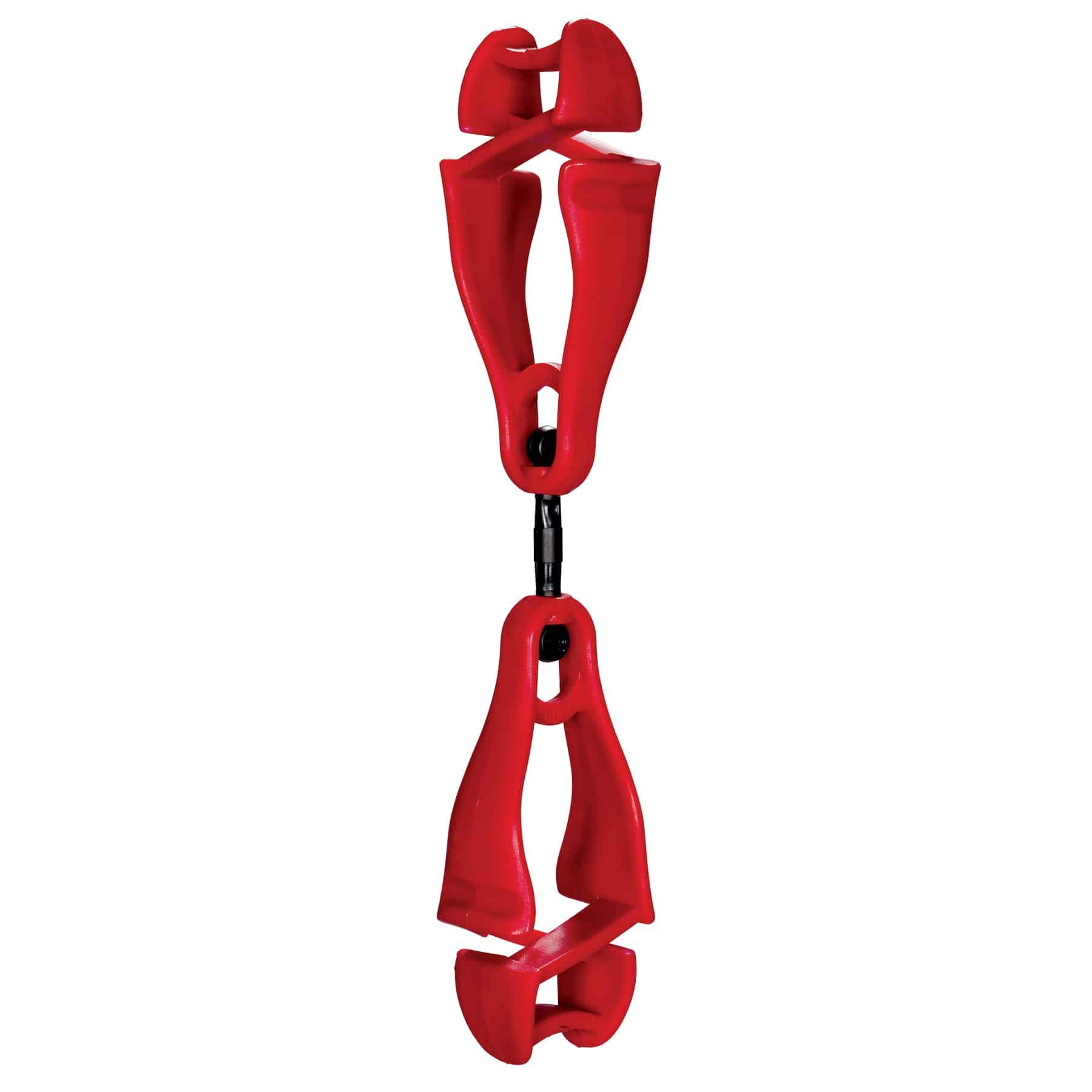Ergodyne Squids 3420 Swiveling Glove Clip Holder - Secure Work Gloves for Construction, Mechanics & Outdoor Activities
