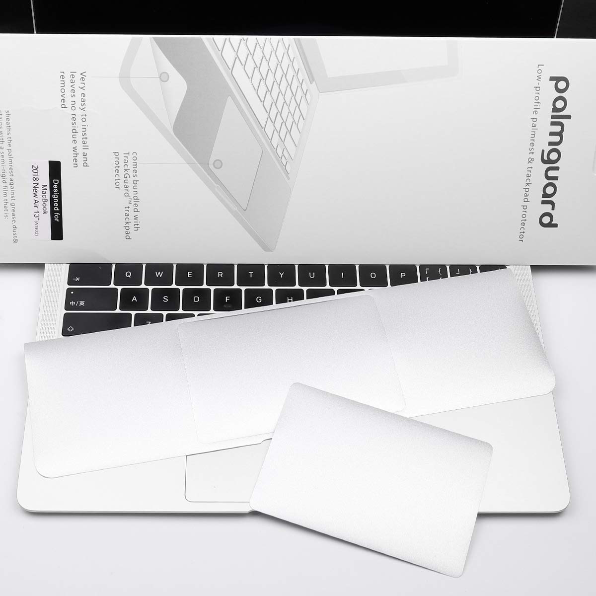 Dongke Silver Palm Rest Protector & Trackpad Cover for MacBook Pro 16