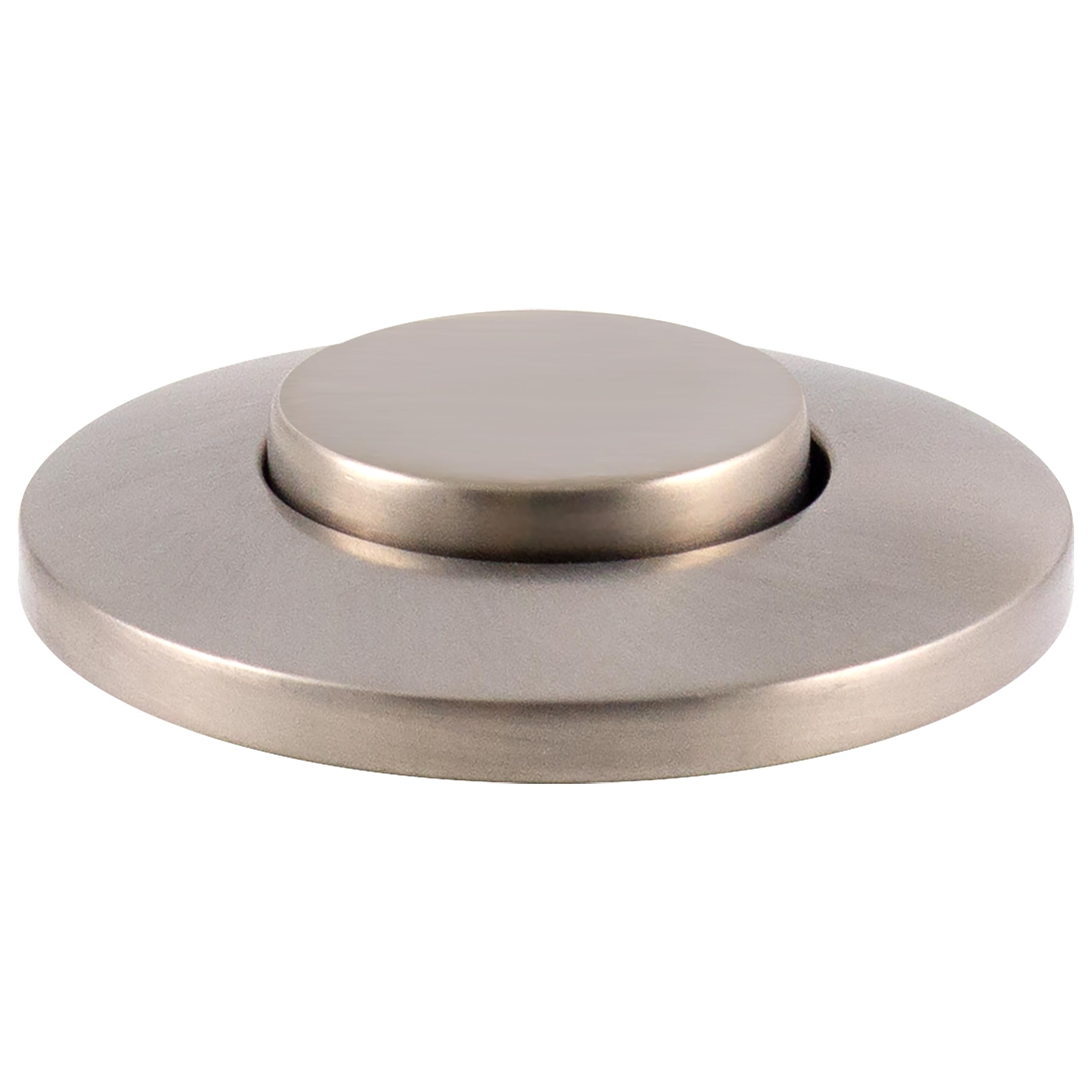 Westbrass ASB-2-07 Garbage Disposal Air Switch & Dual Outlet Control Box in Satin Nickel Finish - Perfect for Kitchen Sink & Under Cabinet Installation