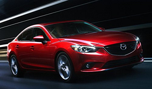 2014-2016 Mazda 6 Complete Clear Lens Fog Light Kit with Bezel Covers & Wiring Harness - Upgrade for Better Visibility in Rain & Fog Driving Conditions