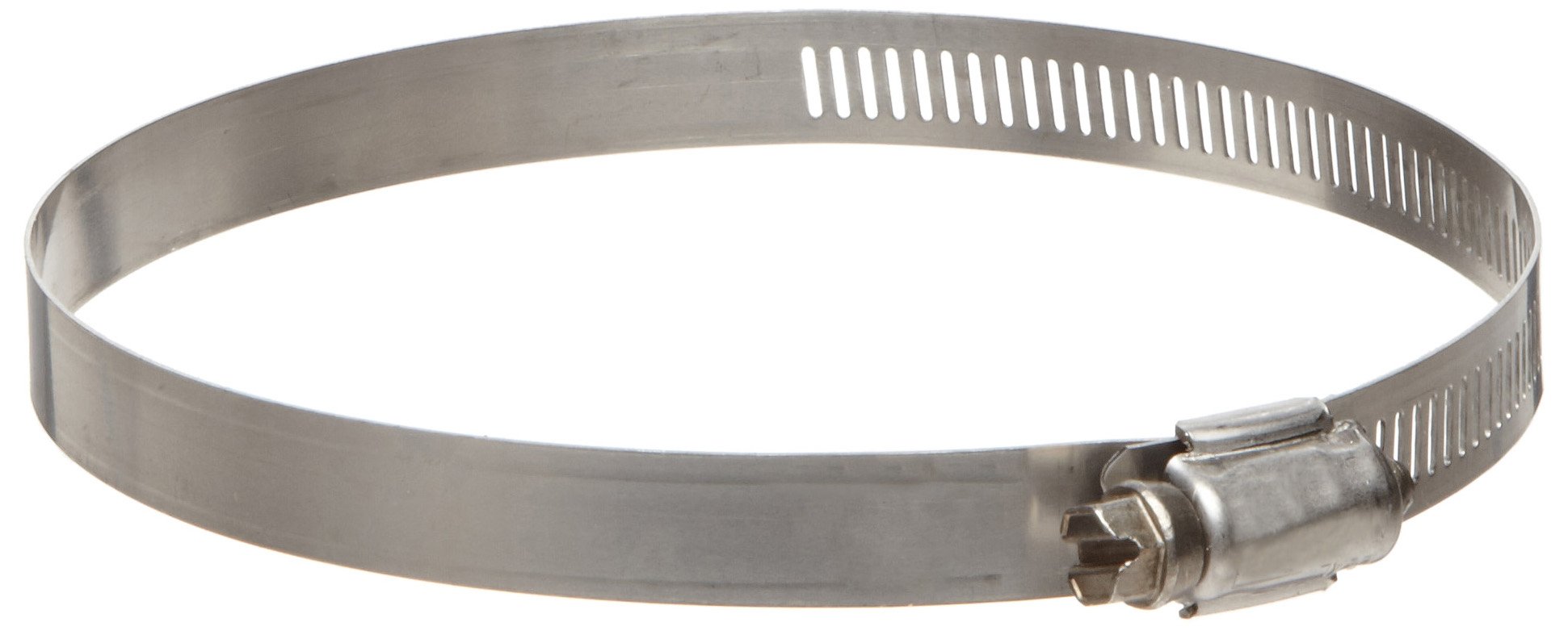 63 Series High-Nickel Stainless Steel Worm Gear Hose Clamps - Pack of 10, 8 SAE Size (5/16