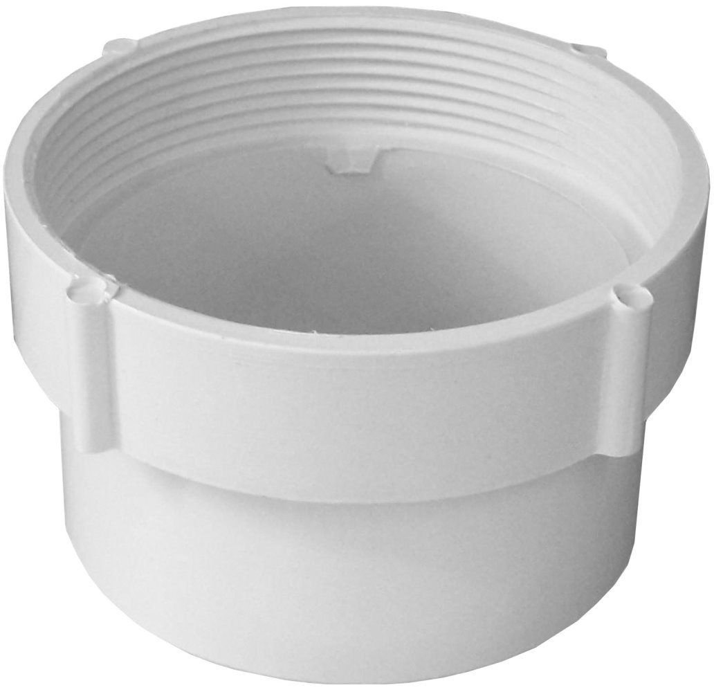 Genova Products 41639 4-Inch PVC Clean-Out Fitting Body - Durable Plumbing Access for Drain Cleaning & Maintenance | Ideal for Residential & Commercial Sewer Systems