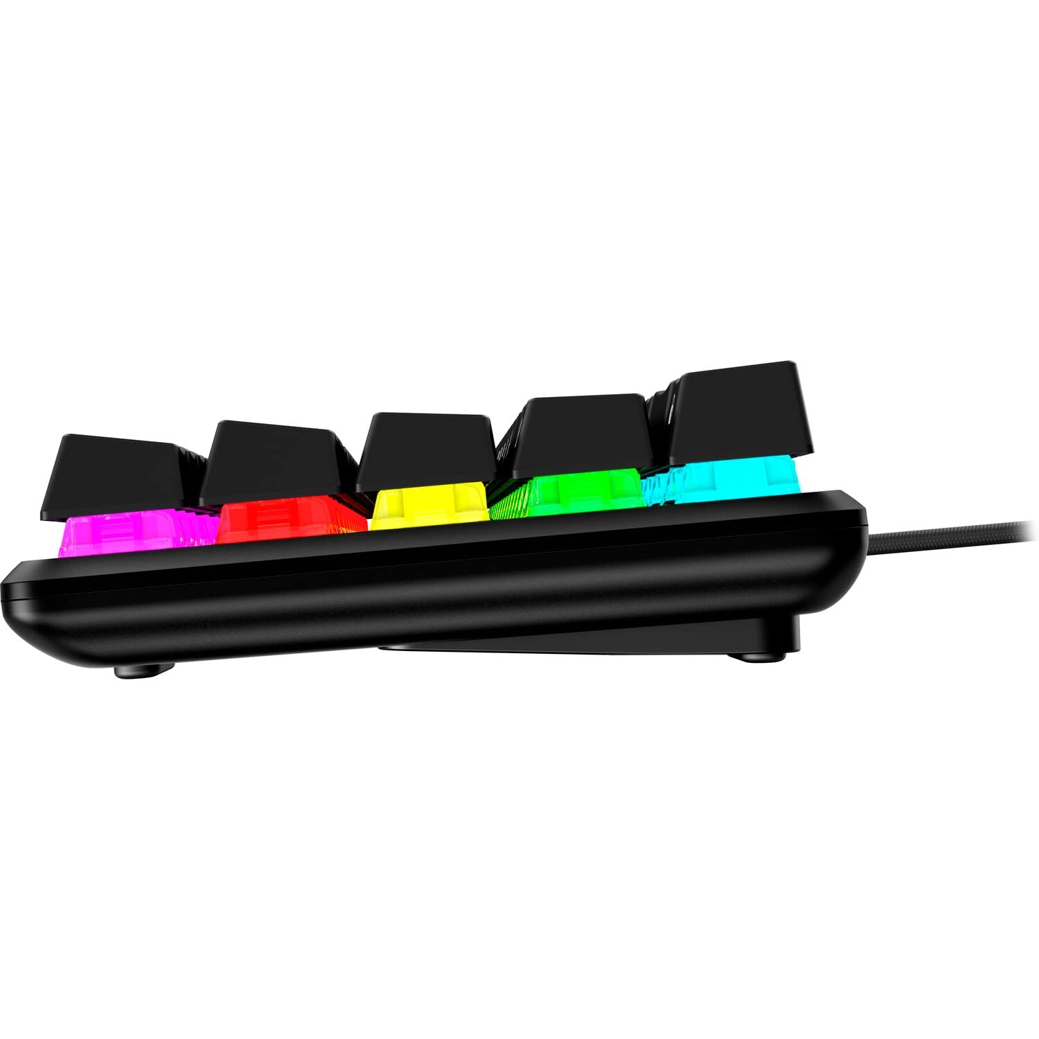 HyperX Alloy Origins 65 Mechanical Gaming Keyboard - RGB Backlit, PBT Keycaps, Aqua Switches, Compatible with PS5/PS4/Xbox Series X|S/PC - Perfect for Esports, Streaming & Office Work (Renewed, Black)