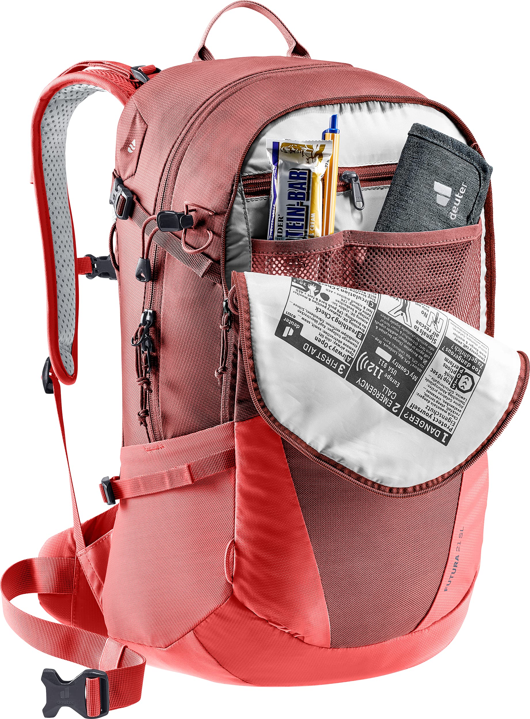 Deuter Women's Futura 21 SL Hiking Backpack - Lightweight Daypack for Outdoor Adventures, Travel & Trekking - Perfect for Day Hikes, Camping & Commuting