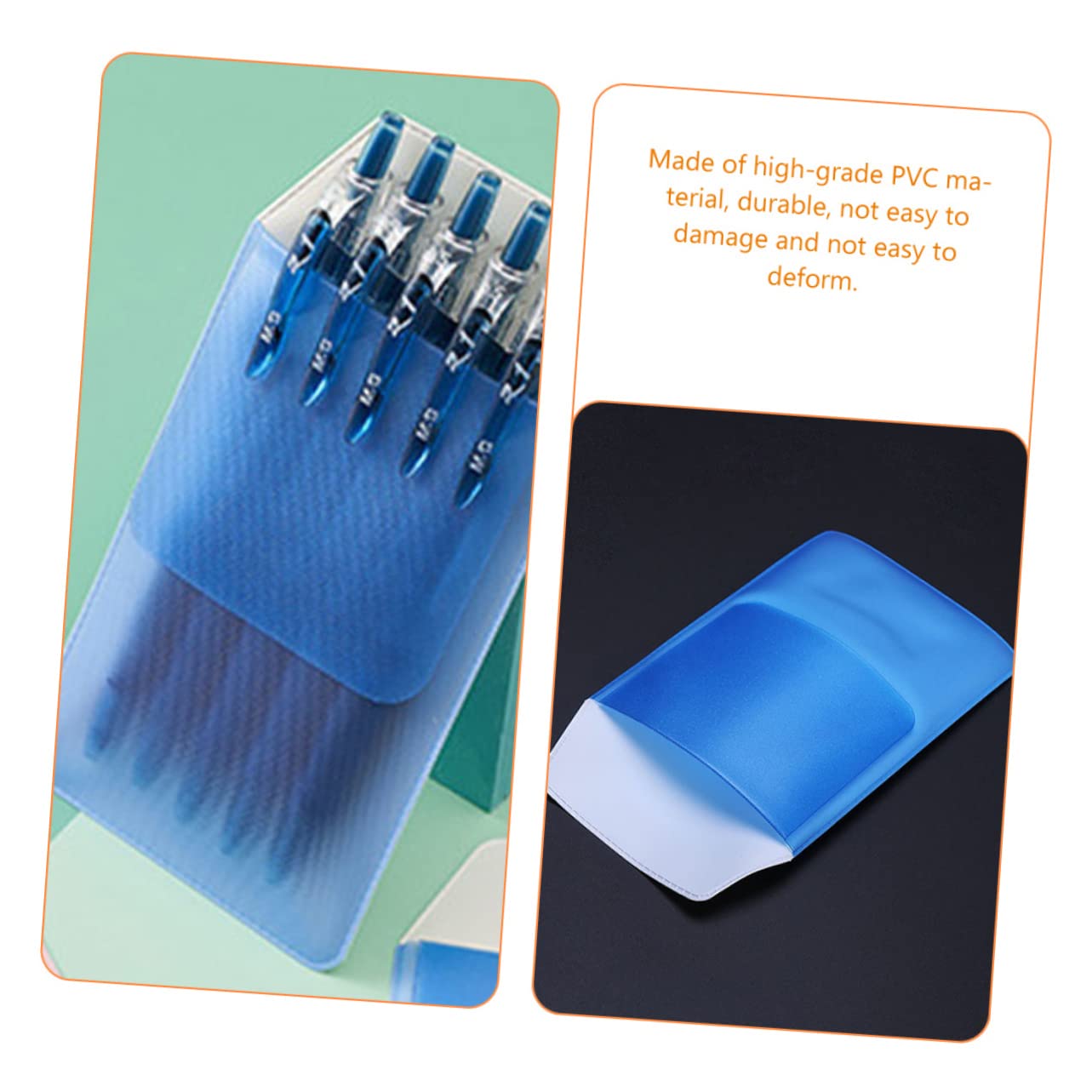 12-Pack PVC Doctor Pen Holders - Anti-Loss Leak-Proof Pencil Pouch for Nurses & Medical Professionals | Hospital Accessory Organizer for Stethoscopes, Pens & Medical Tools (Ideal for ER, Clinics & Nursing Stations)