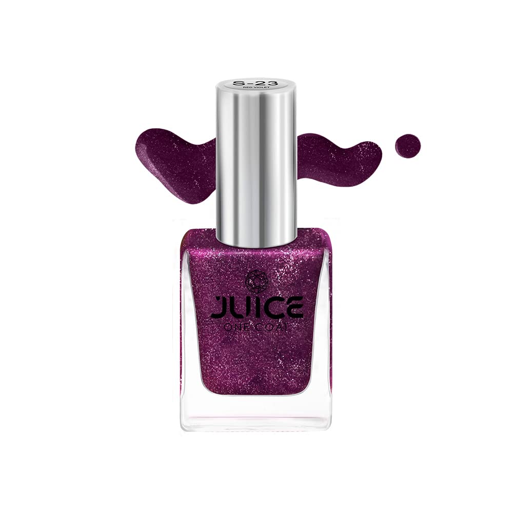 JUICE Quick-Dry Nail Polish Set - Long Lasting Chip Resistant Gel Finish with High Gloss (F&D Approved Colors & Pigments) | 3-in-1 Combo Kit Includes Polish & Remover | Perfect for Salon Quality Manicures at Home, Parties & Special Occasions