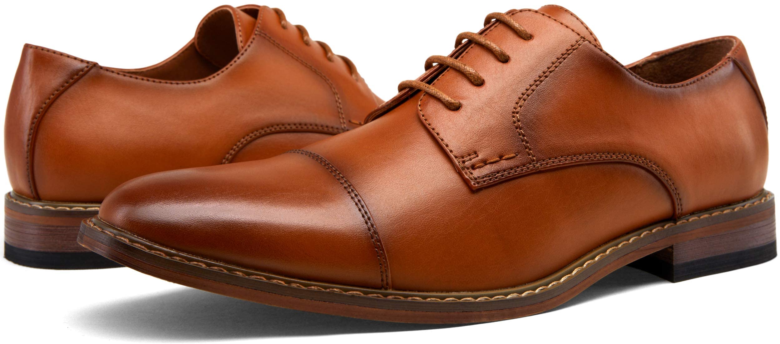 Vostey Men's Oxford Dress Shoes - Business Formal Derby Shoes for Men | Perfect for Office, Weddings & Special Occasions