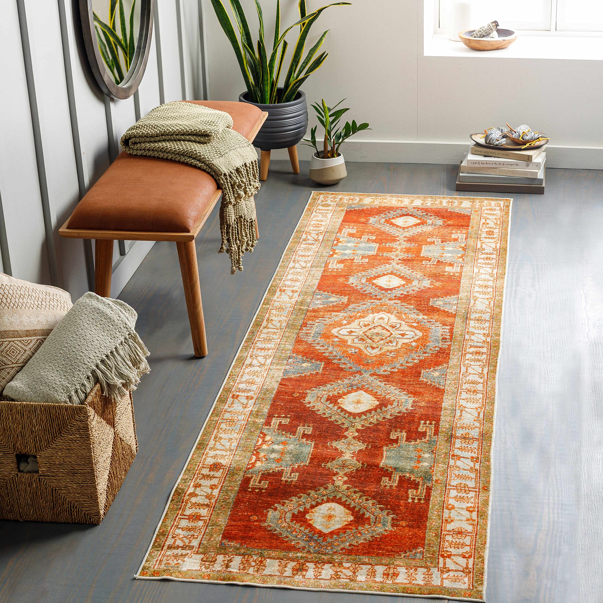 Hauteloom Kullar Machine Washable Area Rug 5' x 7'6