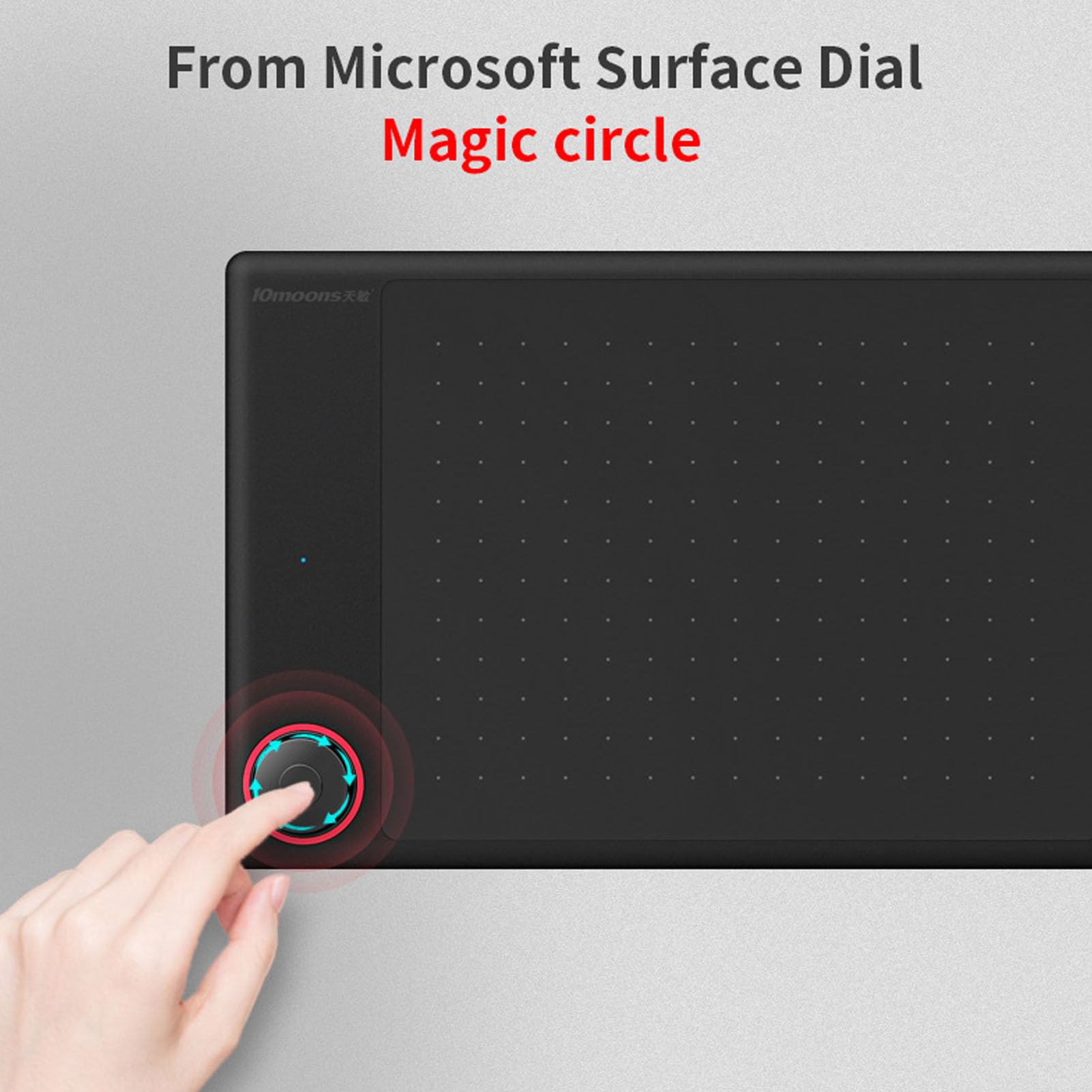 Wireless Digital Graphics Drawing Tablet with Large Stylus - Compatible with Mac OS X for Artists, Designers & Digital Creators - Perfect for Graphic Design, Digital Painting & Online Teaching
