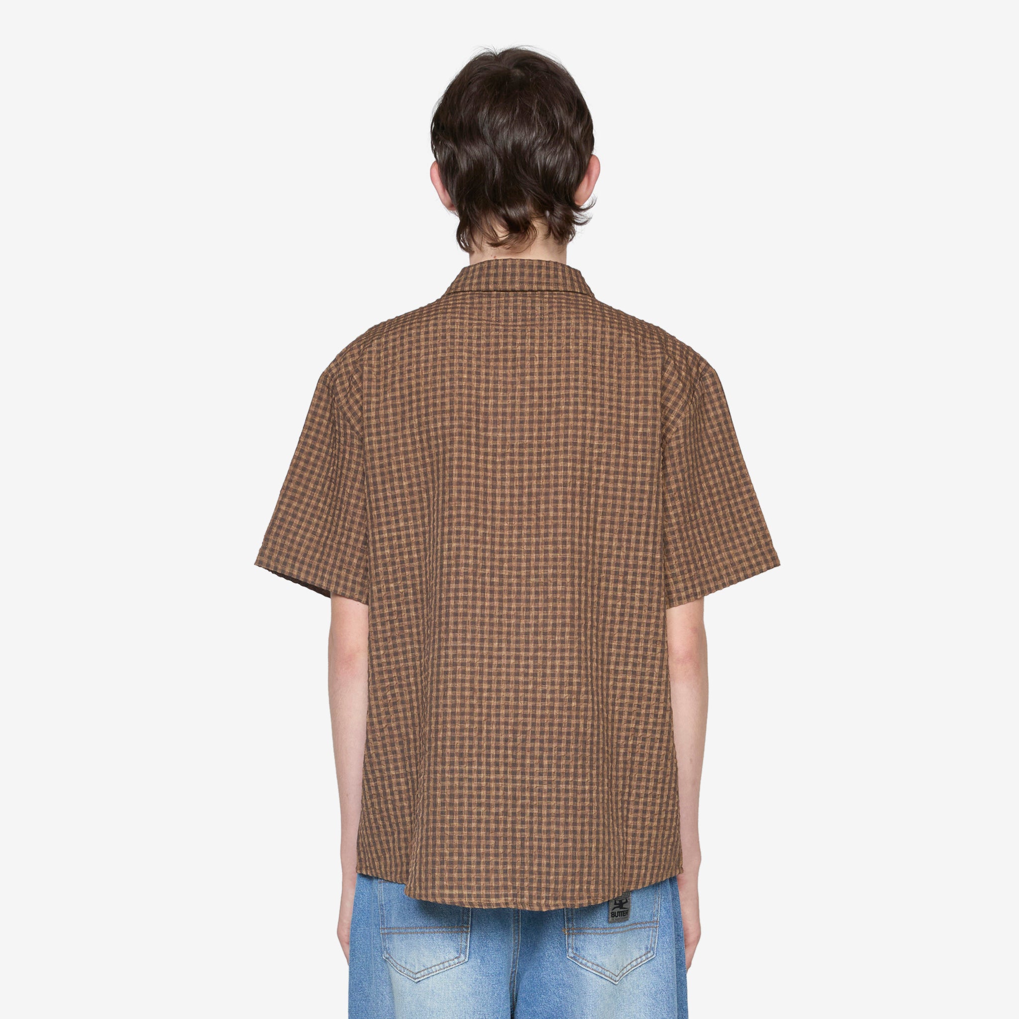 Men's Brown Short Sleeve Equipment Shirt - Casual Workwear & Outdoor Adventure Clothing for Hiking, Camping & Summer Activities