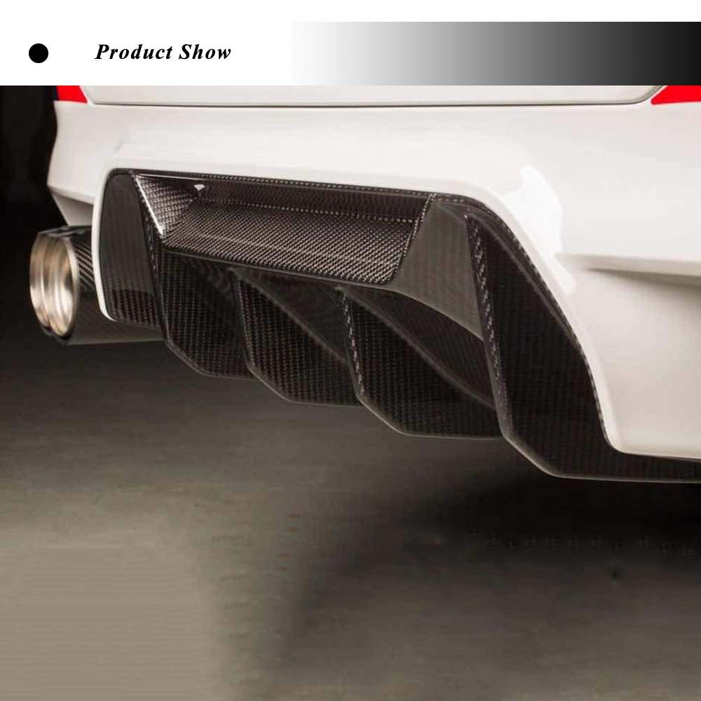 Carbon Fiber Rear Bumper Lip Diffuser for BMW 5 Series F90 M5 Sedan (2018-2020) - Lower Lip Spoiler & Valance Protector - Enhance Style & Protection for Street & Track Performance