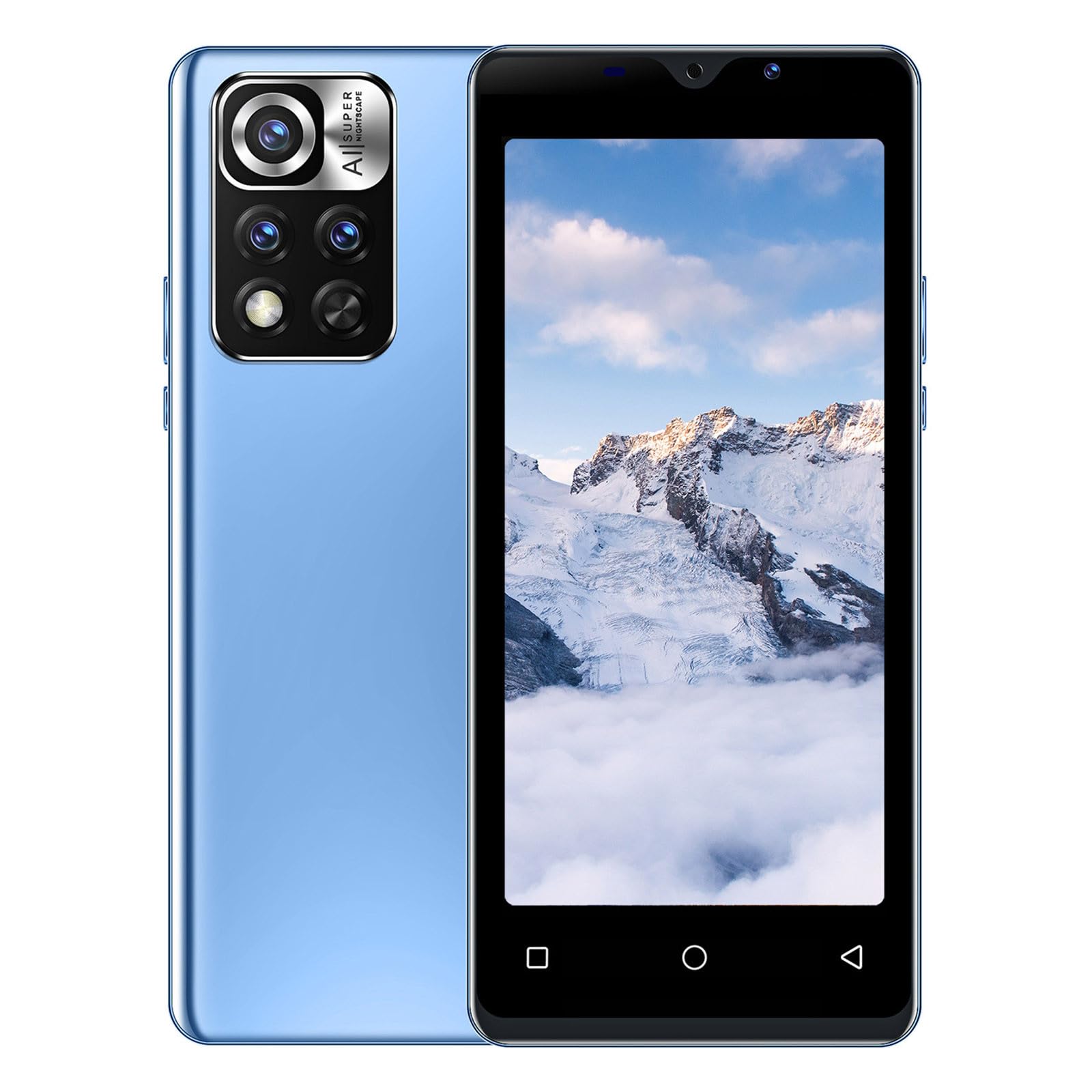 Unlocked Android Smartphone 4.42 Inch 1GB+8GB 1500mAh - International Version (Blue) | Compatible with T-Mobile | Budget Friendly Clearance Phone for Travel, Backup & Everyday Use