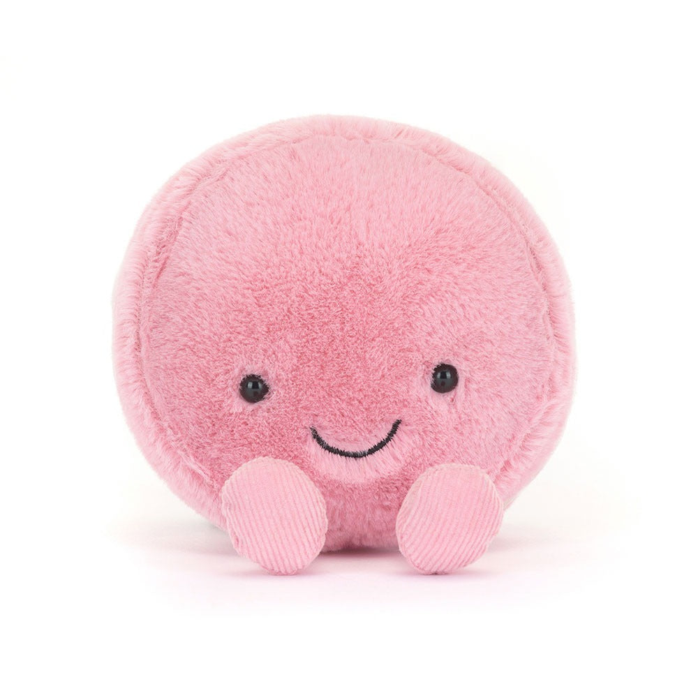 Amuseables Mia Macaron Plush Toy - Cute & Soft French Macaron Stuffed Animal for Kids & Adults | Perfect Gift for Birthdays, Valentine's Day & Home Decor
