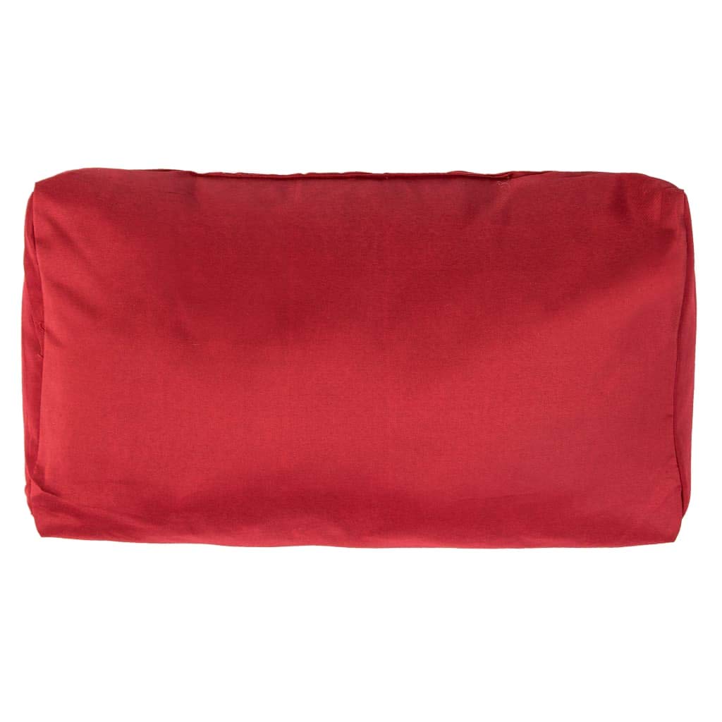 FAMIROSA 3-Piece Red Polyester Pallet Cushions Set - Comfortable & Durable for Warehouse, Shipping, and Industrial Use