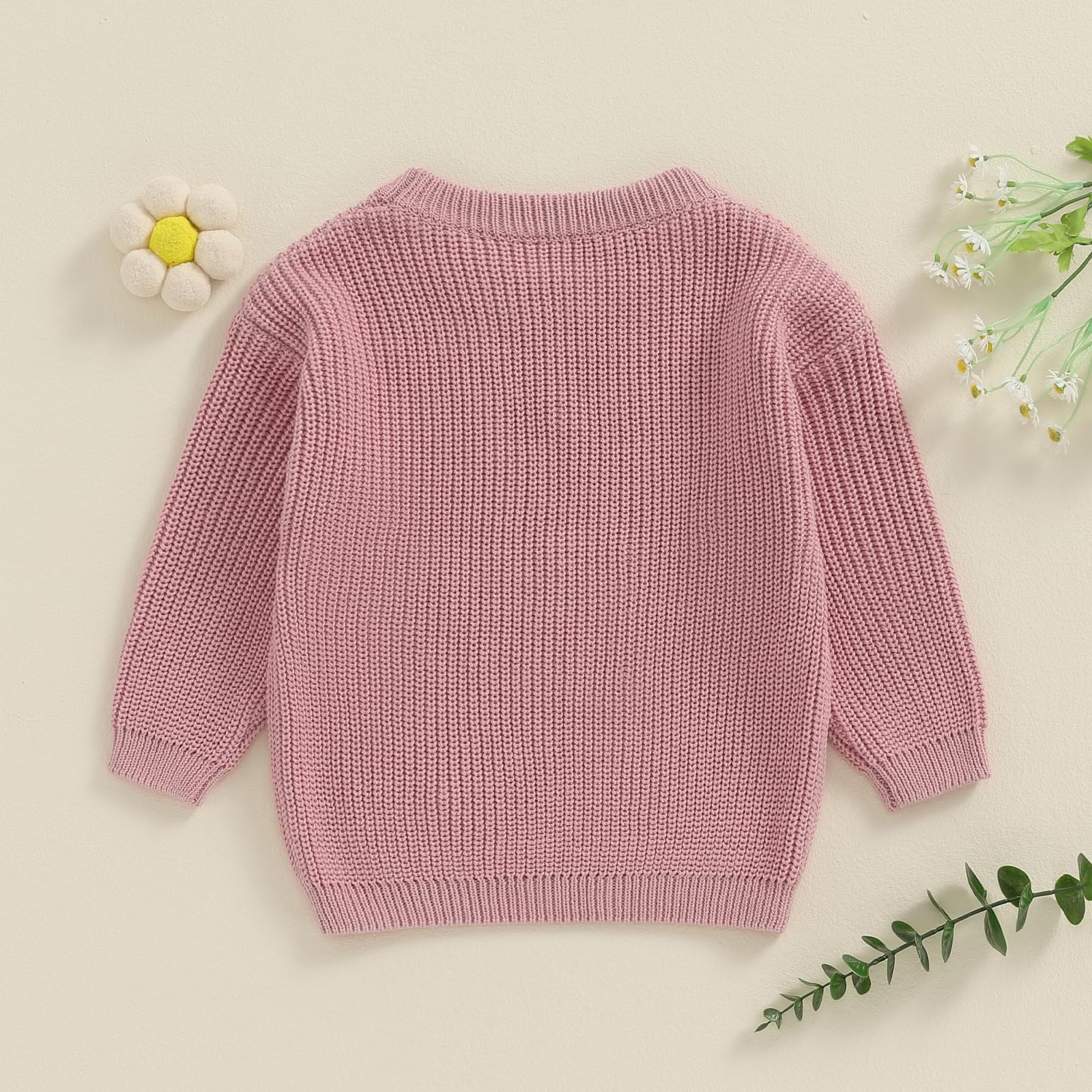 Big Sister Little Sister Matching Knit Sweaters for Toddlers - Cozy Family Outfits