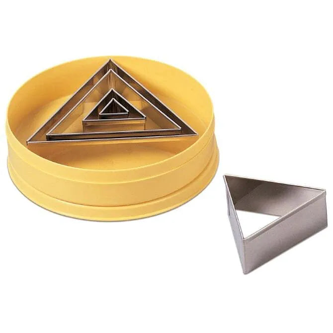 Premium Stainless Steel Triangle Cutter Set - Sharp & Durable for DIY, Crafts, and Home Improvement Projects