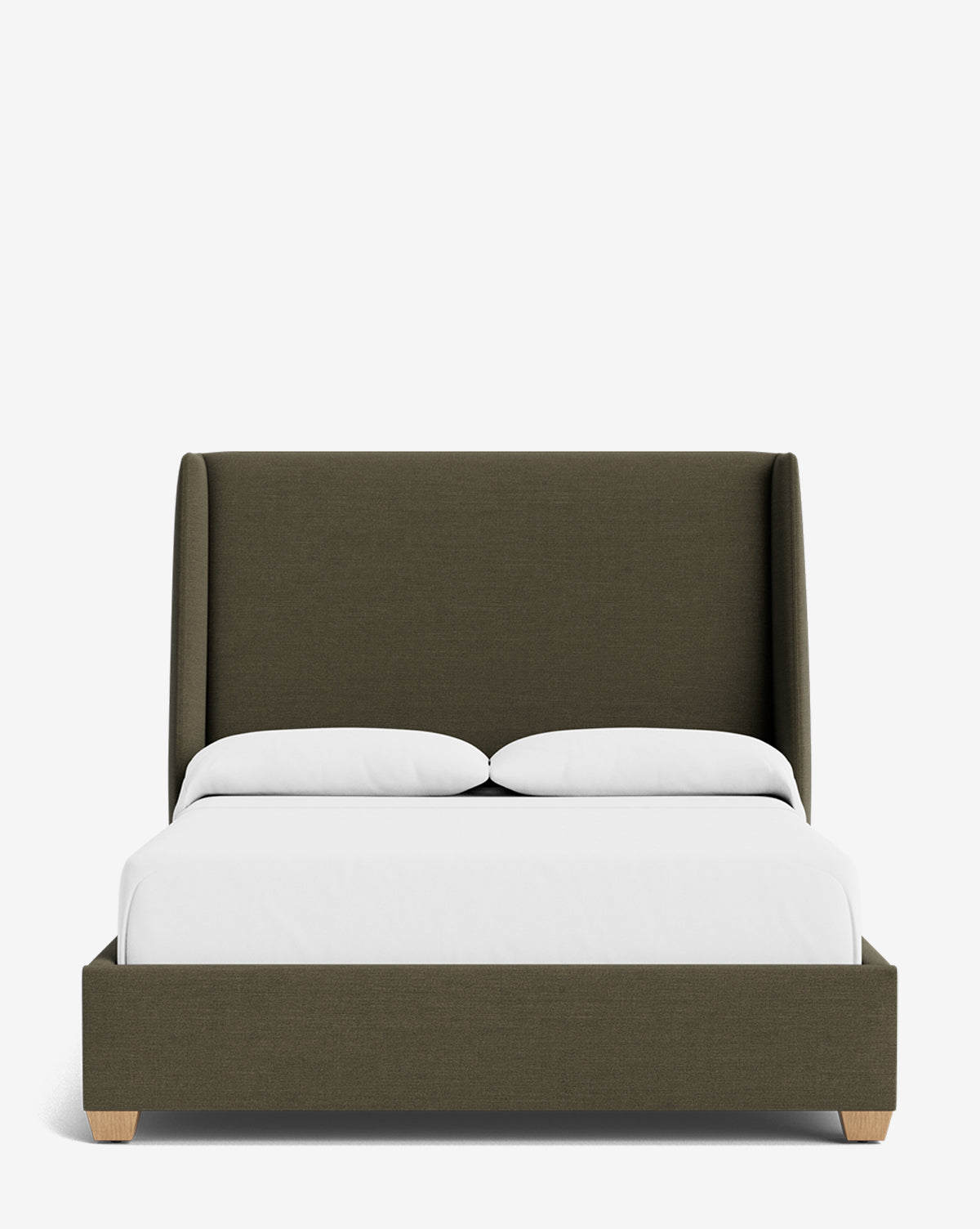 Walt Bed Tall Headboard - Queen Size Upholstered Bed Frame with Adjustable Height - Perfect for Modern Bedroom Decor & Small Spaces
