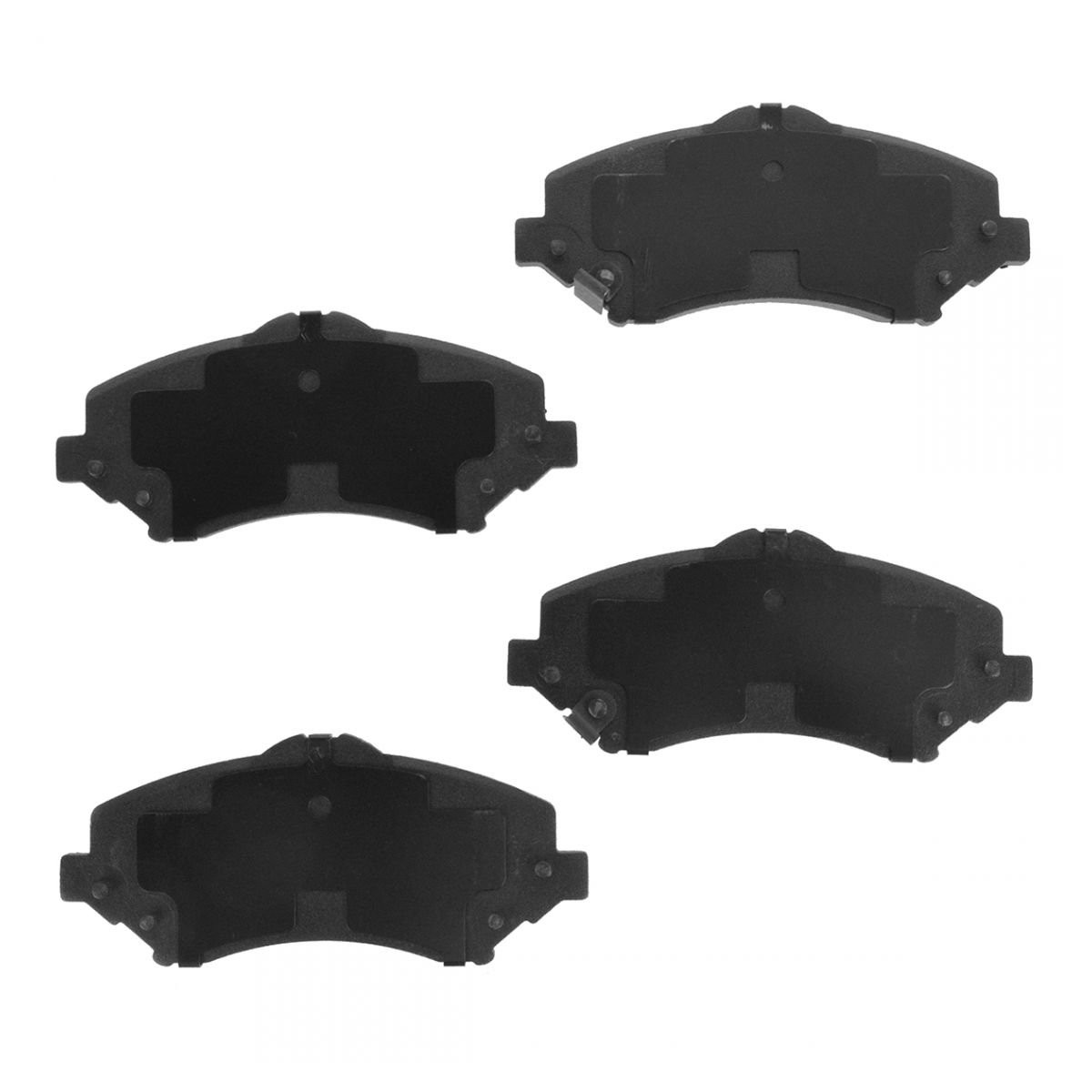 High-Performance Front Brake Pad & Rotor Kit - Semi-Metallic Brake Pads & Rotors for 2007-2018 Jeep Wrangler JK - Perfect for Off-Roading & Daily Commuting