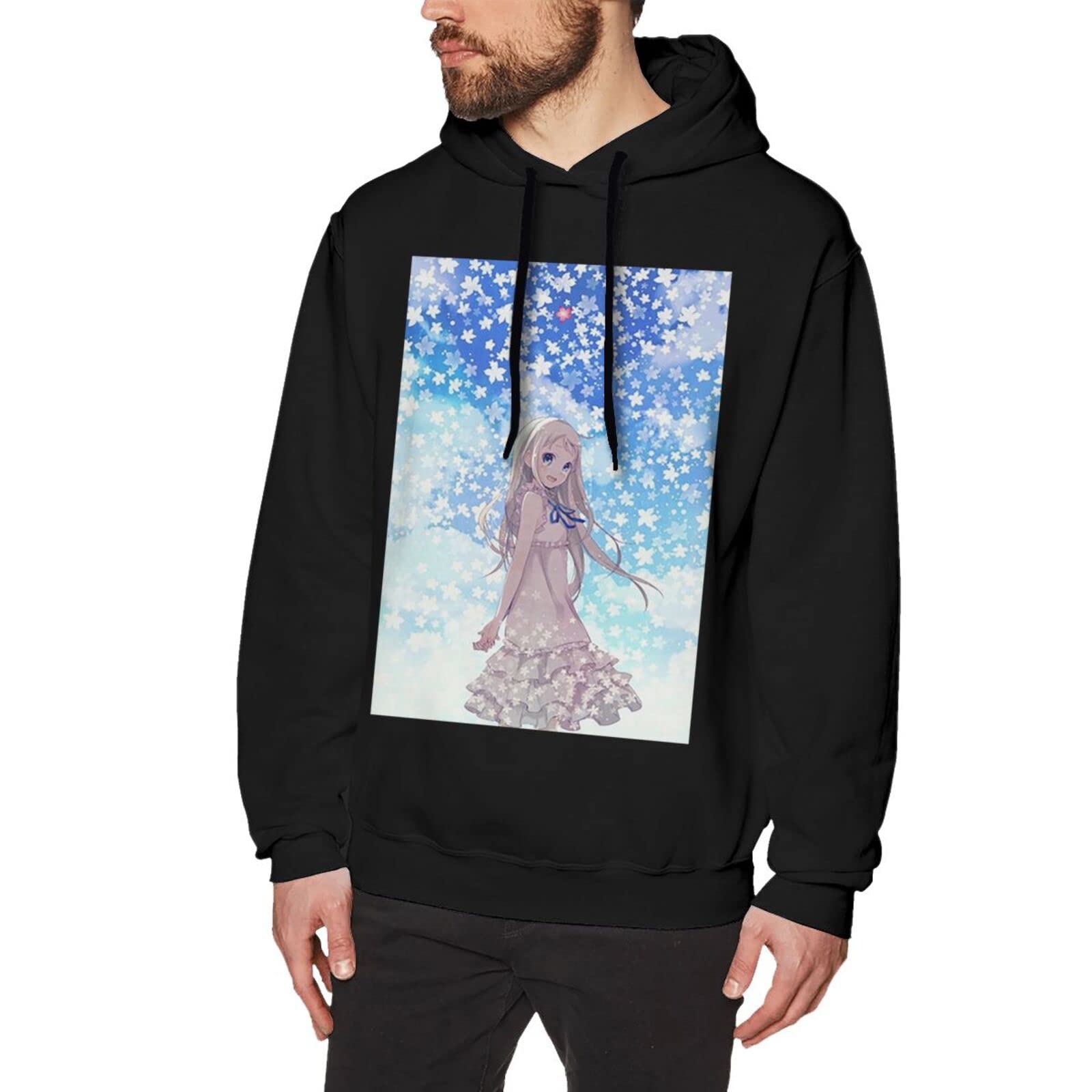 Anohana Anime Hoodie for Men - Stylish Pullover Sweatshirt with Hood | Casual Wear, Cosplay & Street Fashion