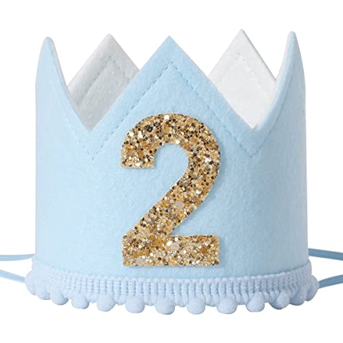 Boys 2nd Birthday Crown