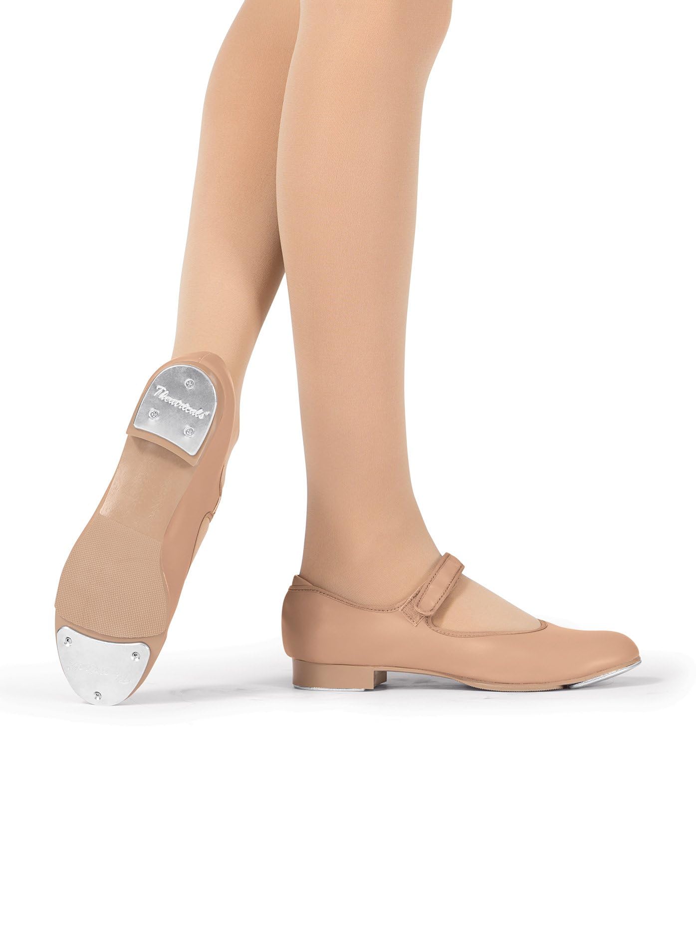 Girls Velcro Strap Tap Dance Shoes - Comfortable & Adjustable for Ballet, Jazz, and Theatrical Performances
