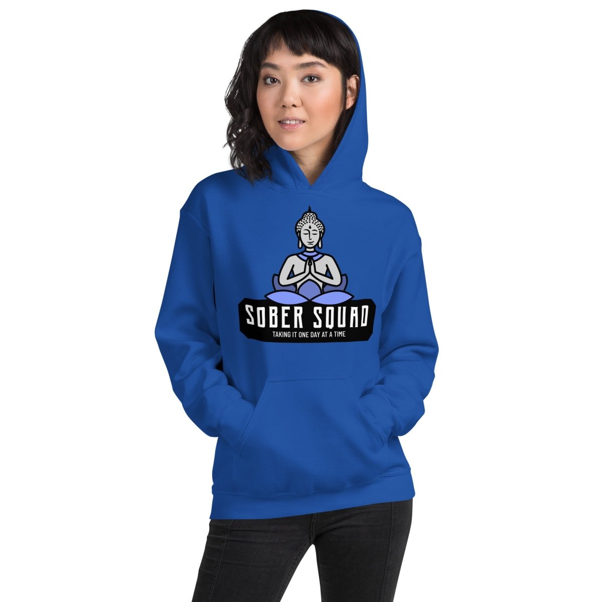Sober Squad Unisex Hoodie - Comfortable & Stylish Pullover for Men & Women - Perfect for Casual Wear, Gym, and Outdoor Activities