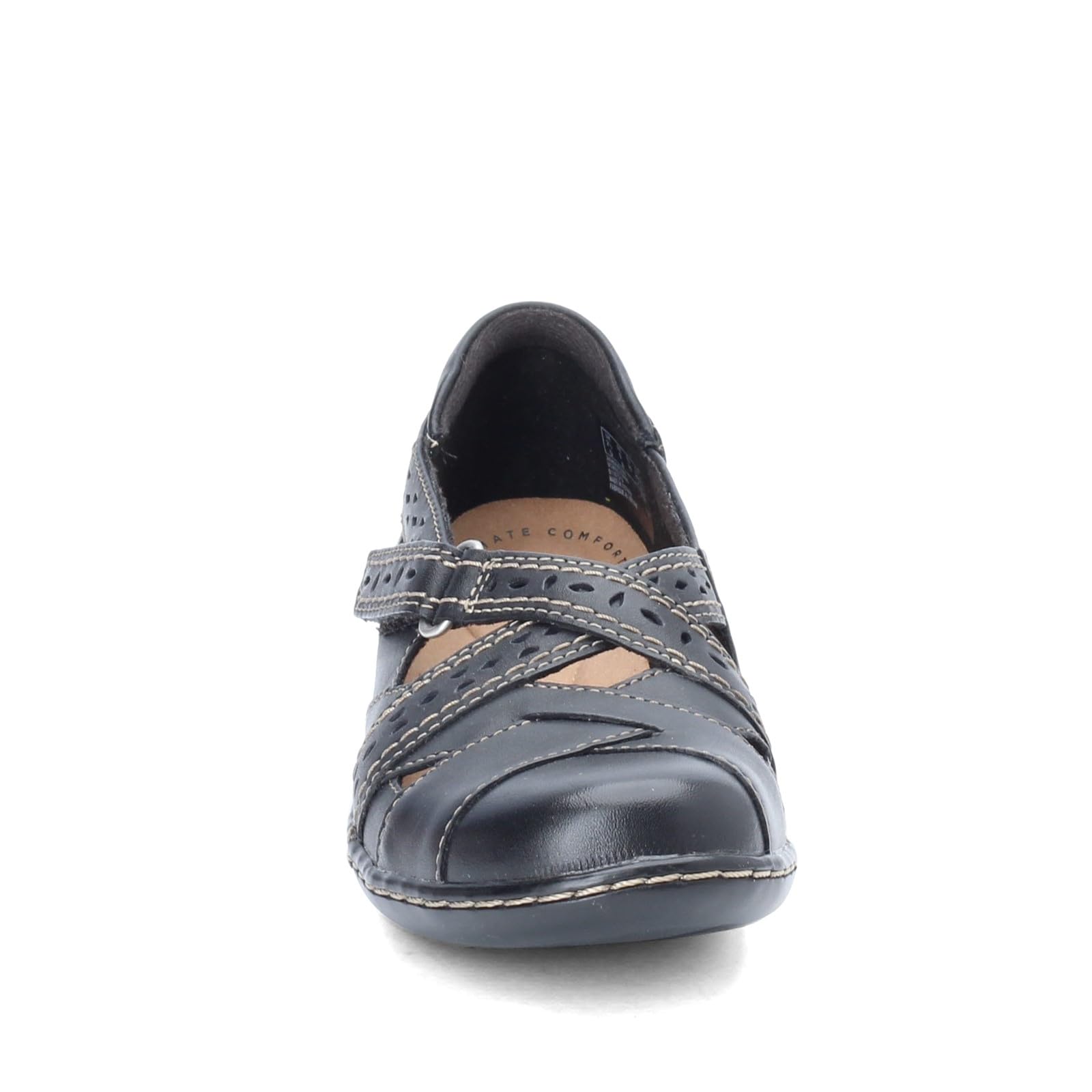 Clarks Women's Ashland Spin Q Slip-On Loafers - Comfortable Casual Shoes for Work, Travel & Everyday Wear | Breathable & Lightweight Design