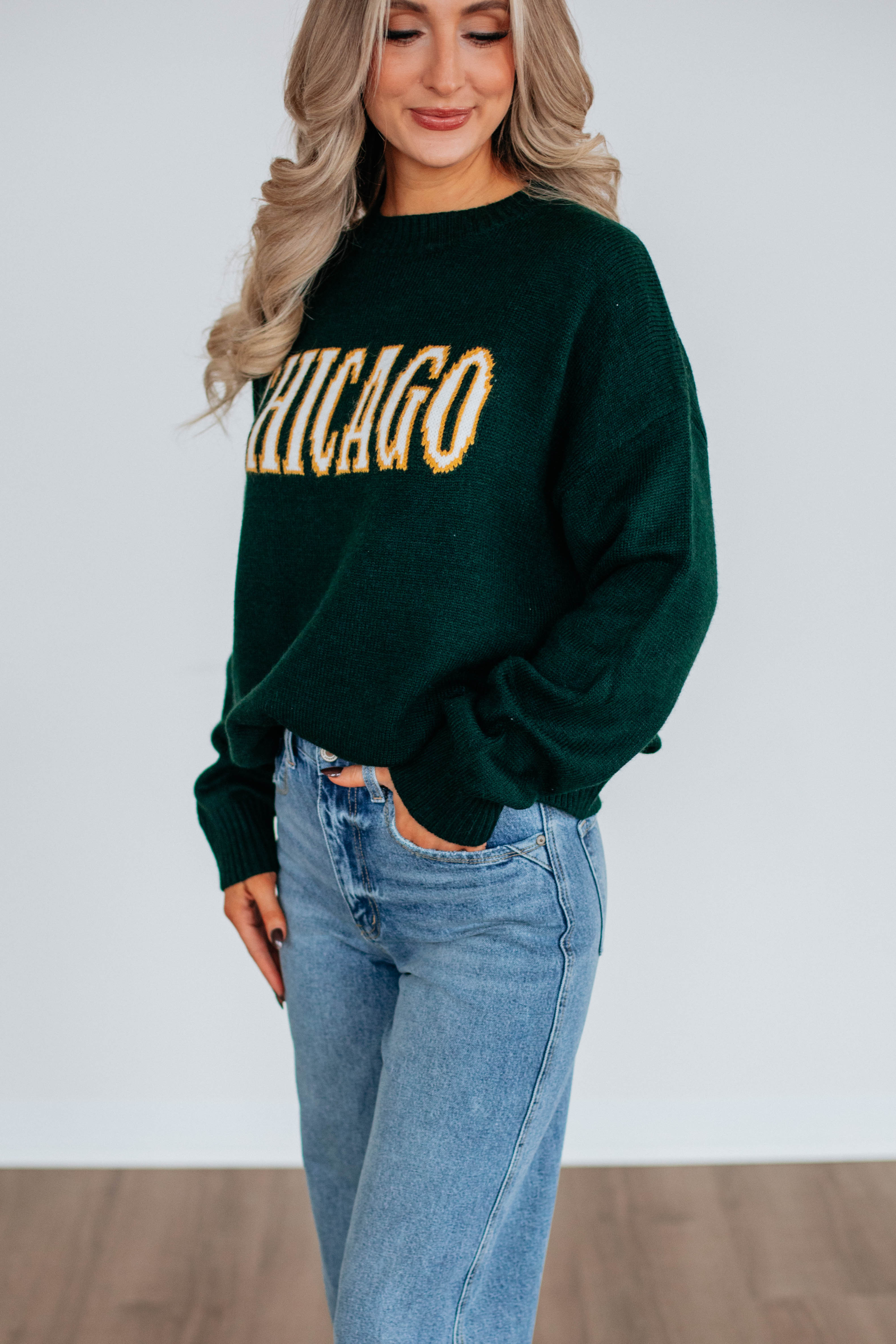 Chicago Knit Sweater for Women - Cozy Cable Knit Pullover Winter Sweater | Perfect for Casual Outfits, Office Wear & Holiday Gatherings