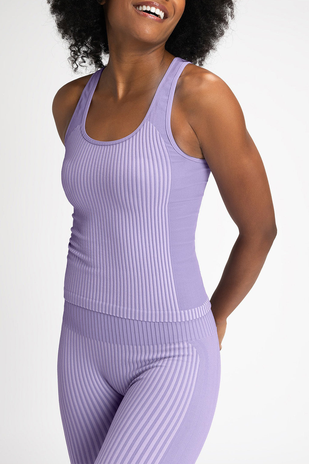 Seamless Ribbed Tank Top for Women - Soft Stretch Comfort Fit Casual Wear - Perfect for Yoga, Gym, and Everyday Outfits