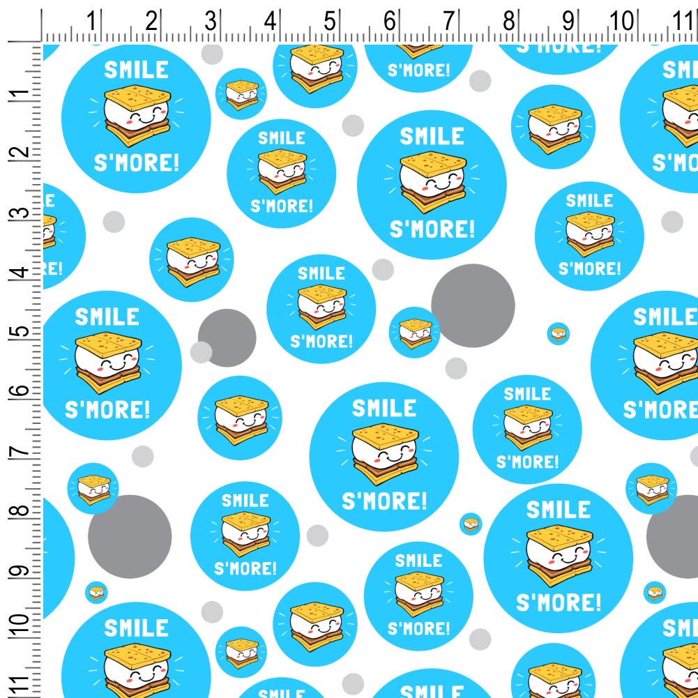 Smile S'More Funny Humor Gift Wrap Paper Roll - Perfect for Birthday, Christmas & Party Presents - 24