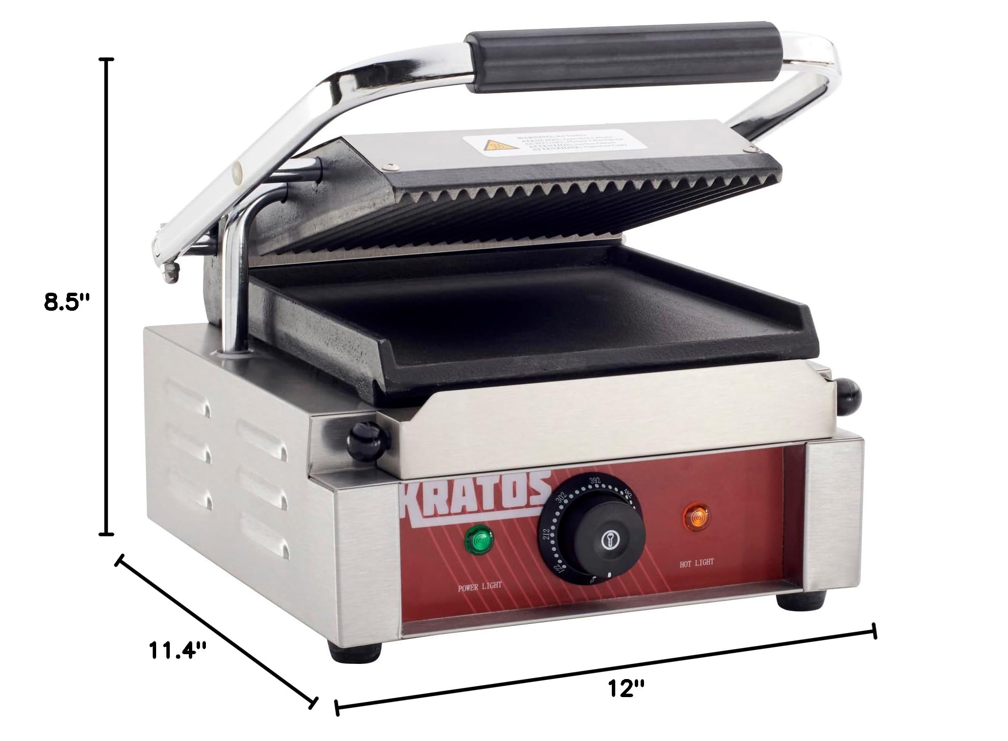 Commercial Electric Panini Press Grill - 9