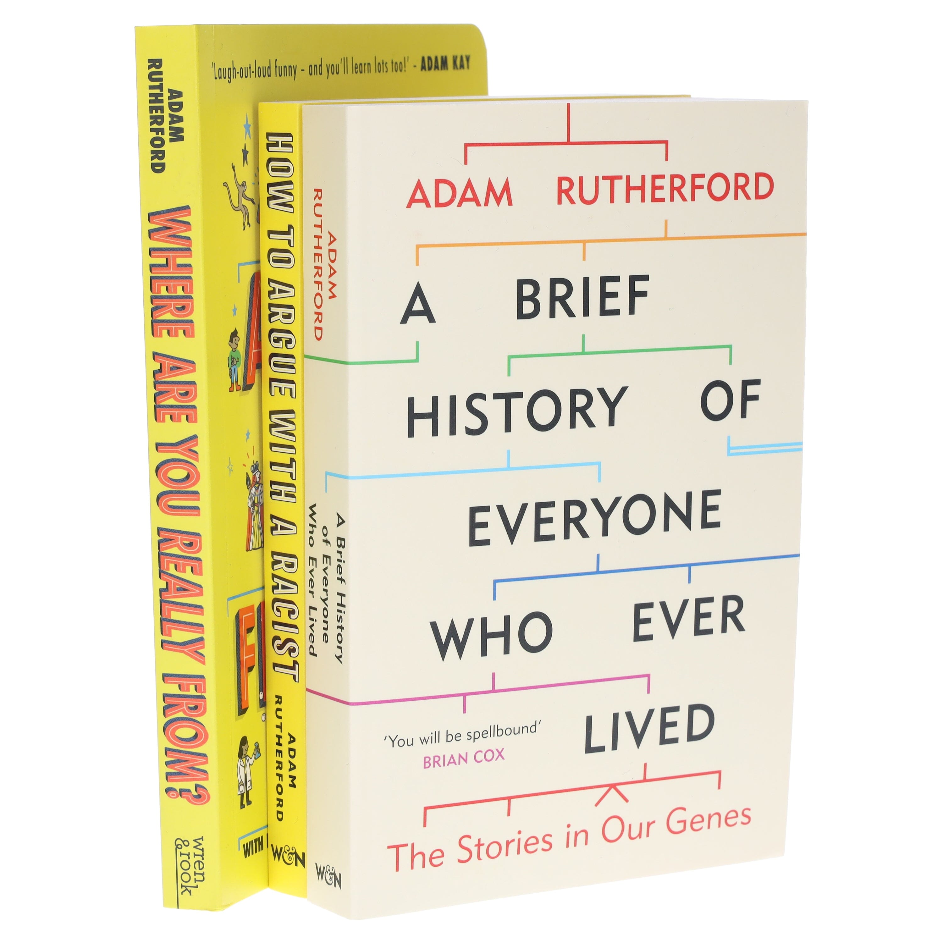 Adam Rutherford 3 Books Collection Set - Nonfiction Paperback Books Bundle - Perfect for Science Lovers & Book Club Discussions
