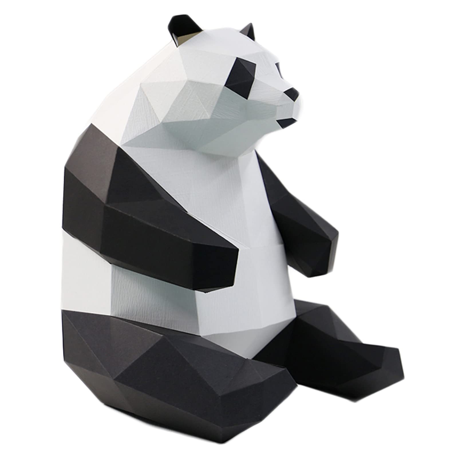 3D Panda Paper Model Kit - DIY Geometric Origami Sculpture for Home Decor, Handmade Puzzle & Papercraft Toy | Perfect for Kids Crafts, Adult Relaxation & Unique Gift Ideas