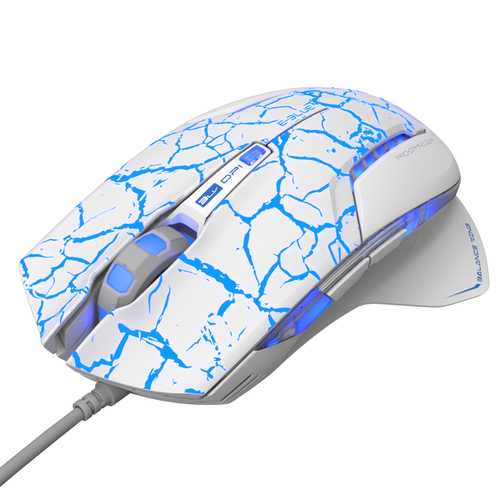 E Blue EMS600 2500DPI USB Wired Optical Gaming Mouse with 6 Buttons for PC & Laptop - Perfect for FPS, MMO & Office Work