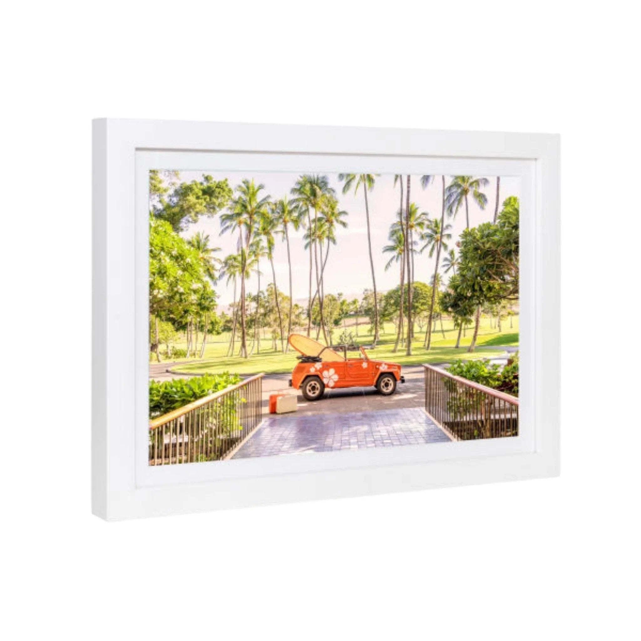 Gray Malin Mauna Kea Mini Framed Print - Stunning Beach Wall Art for Home & Office Decor | Perfect for Living Room, Bedroom or Gift