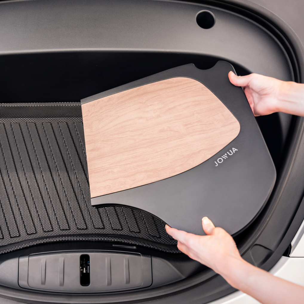 Foldable Car Tray for Tesla Model 3/Y/X/S - Portable Backseat Organizer with Cup Holders - Perfect for Road Trips, Eating & Working in Car