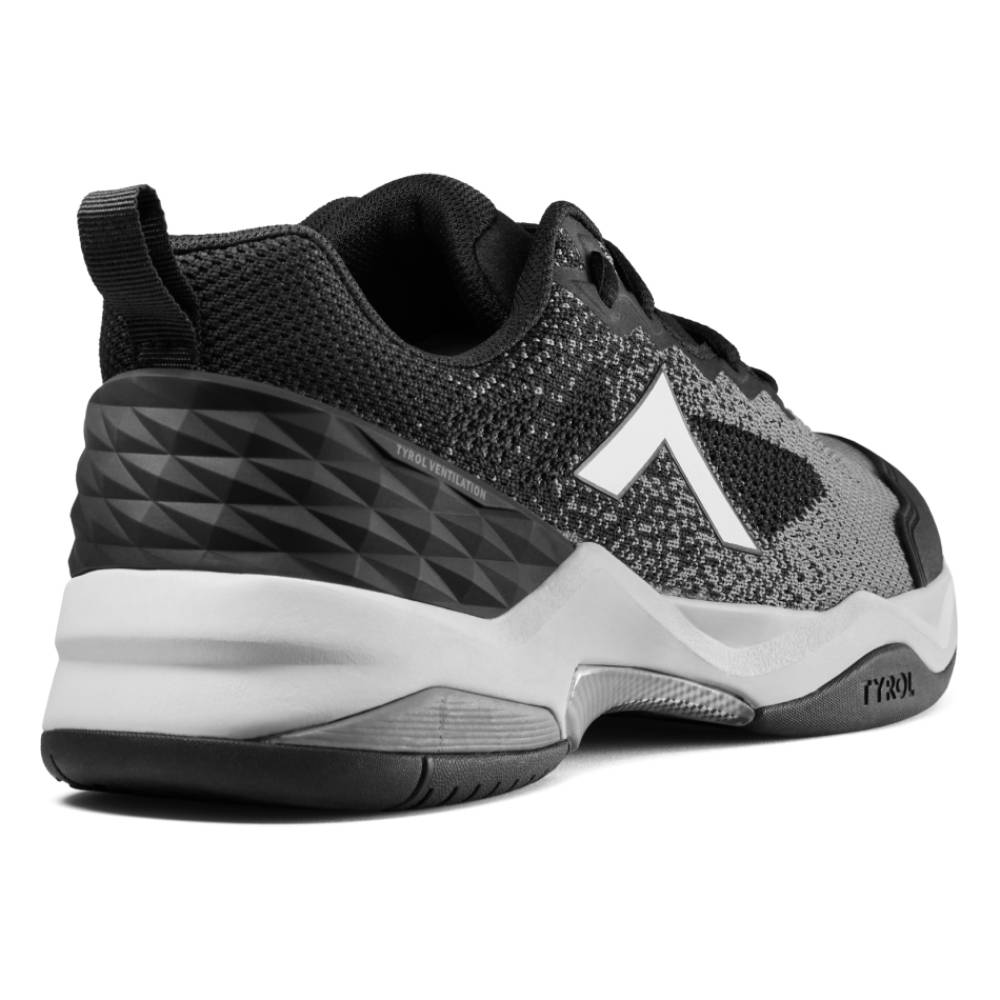 Tyrol Smash Men's Pickleball Shoes - Lightweight & Breathable Tennis Court Shoes for Men (Black/White) - Perfect for Pickleball, Tennis & Indoor Court Sports